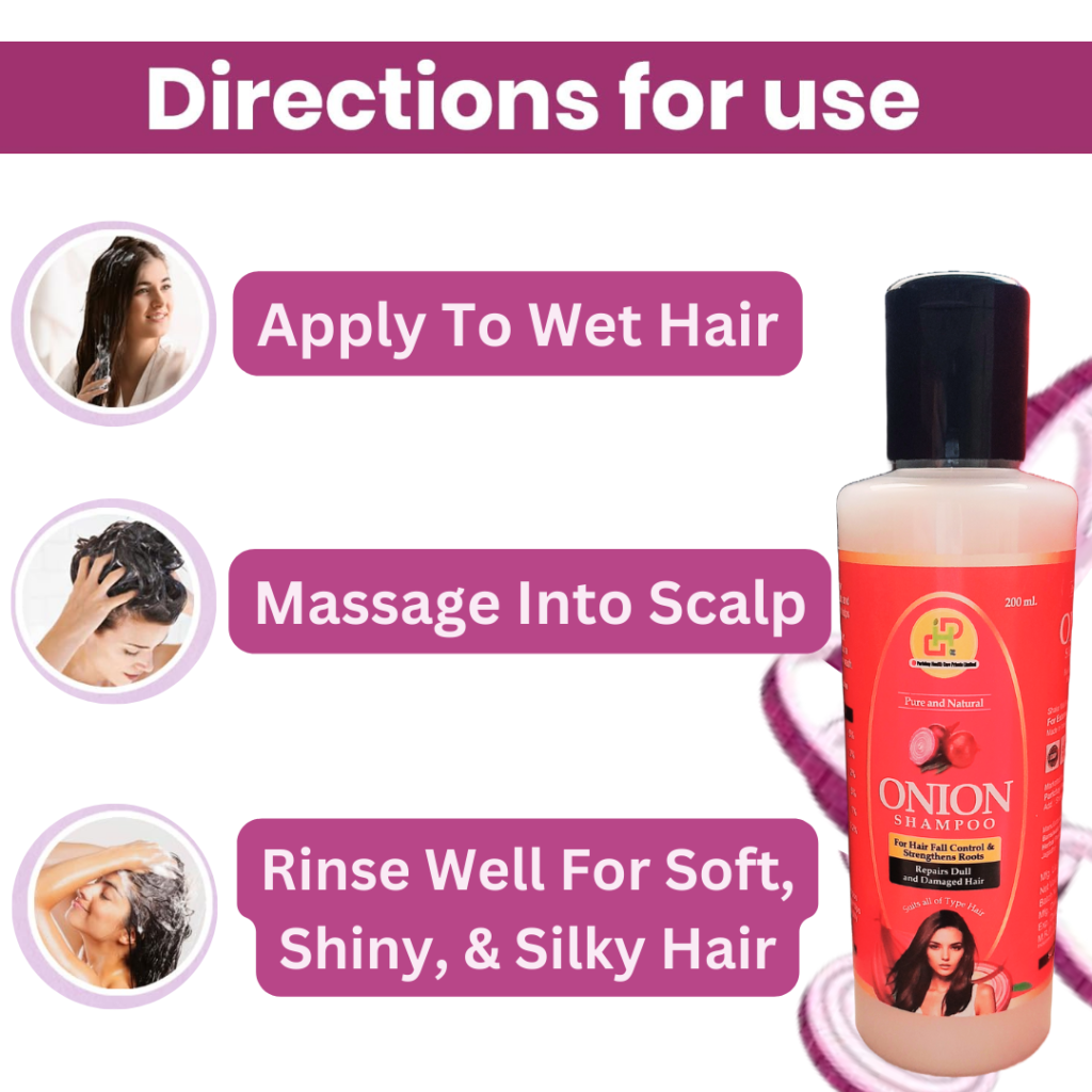 Onion shampoo